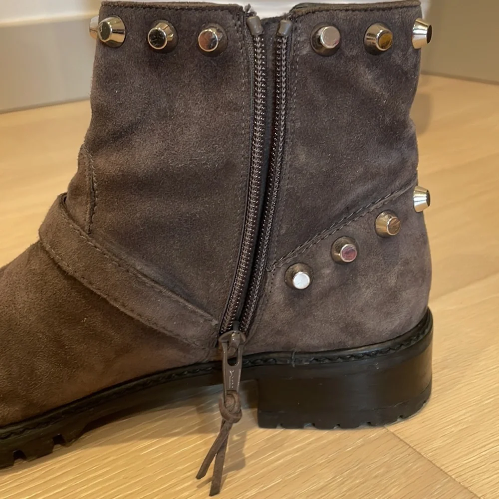Suede ankle boots - Picture 5 of 9